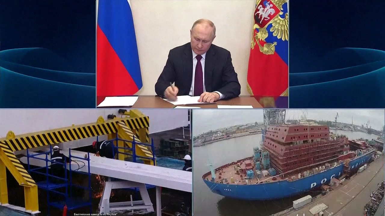 Arktis als Ziel: Putin weiht Atom-Eisbrecher ein