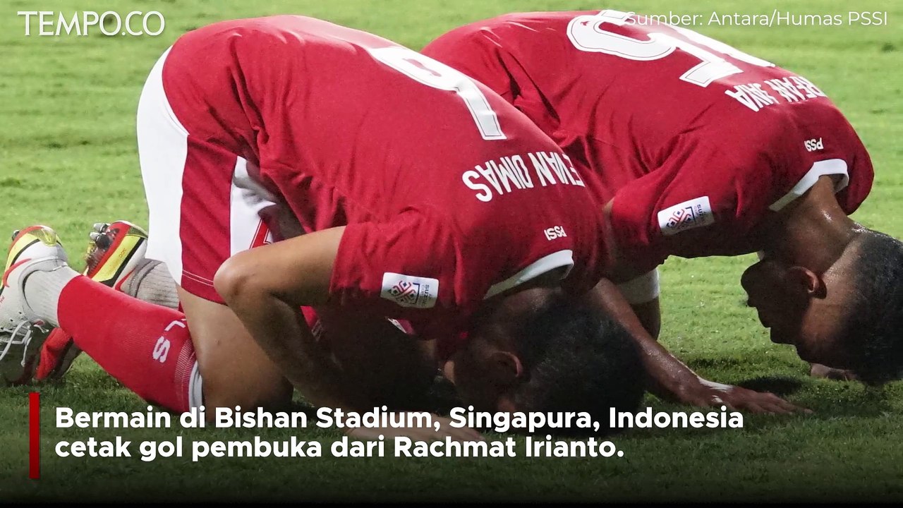 Indonesia Taklukan Kamboja 4-2 di Piala AFF, Rachmat Irianto Cetak Gol Pembuka