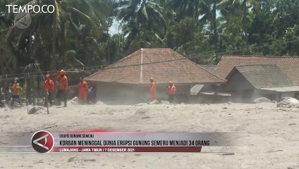 Korban Meninggal Erupsi Gunung Semeru jadi 34 Orang