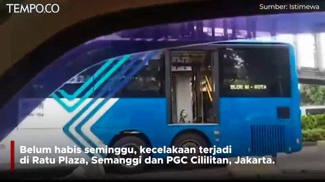 Tiga Kali Kecelakaan dalam Seminggu, Ini Kata Wagub DKI Soal Transjakarta