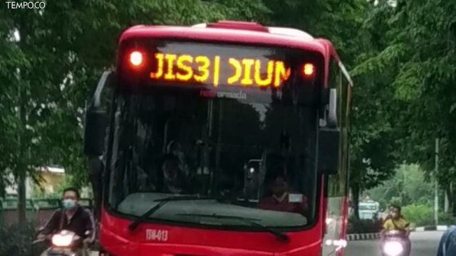 Uji Coba Rute Baru Transjakarta JIS - Harmoni