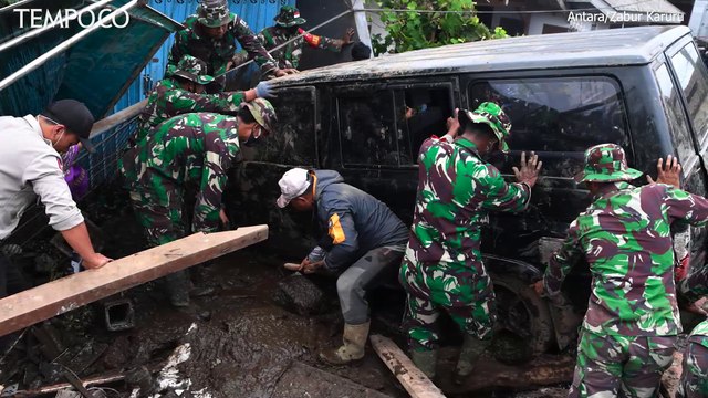 Bajir Bandang Kota Batu, Petugas Cari Korban yang Hilang