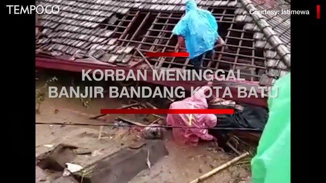 Banjir Bandang Kota Batu, 6 Korban Meninggal Teridentifikasi