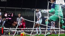 AC Milan vs Udinese Aksi Gemilang Ibrahimovic, Duel Berakhir Imbang 1-1