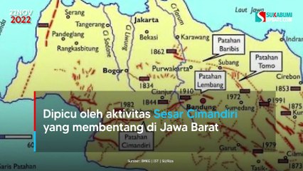 Mengenal Sesar Cimandiri, Sesar Tertua di Jawa Barat yang Picu Gempa Cianjur