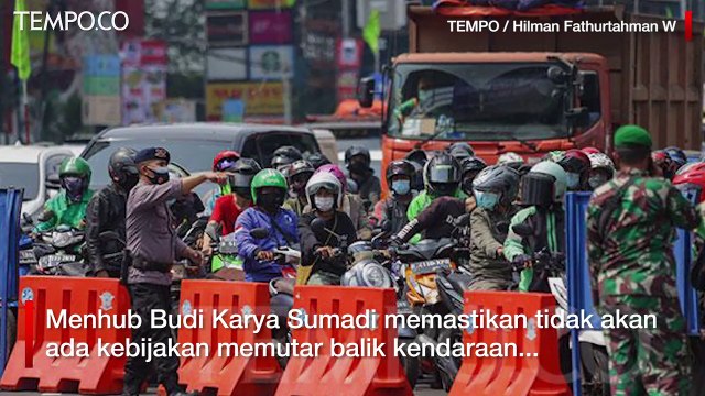 Natal dan Tahun Baru, Menhub: Tidak Ada Putar Balik Kendaraan