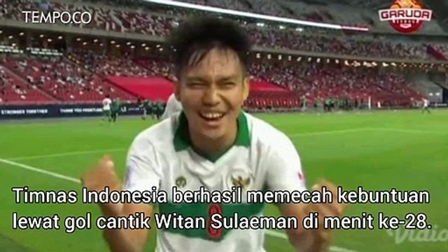 Timnas Indonesia Ditahan Imbang Singapura 1-1 di Leg 1 Piala AFF