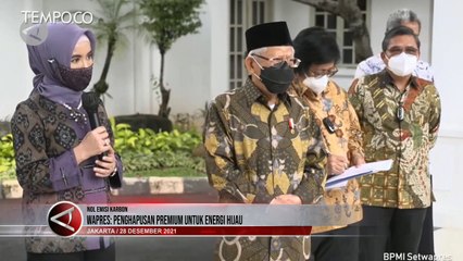 Download Video: Wapres Ma'ruf Amin Sebut Penghapusan Premium untuk Energi Hijau