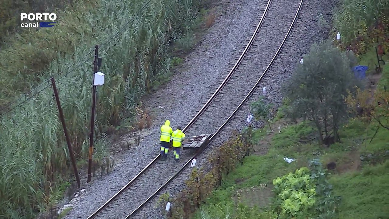 Comboio descarrilou na Linha do Douro. Circulação encontra-se suspensa entre Rede e Ermida