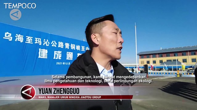 Jalan Tol Gurun Pertama ke Mongolia, Dibuka untuk Lalu Lintas