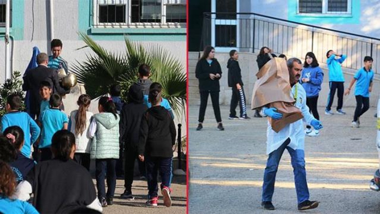 Antalya'nın Kepez ilçesinde okuldaki Atatürk büstüne saldıran şüpheli gözaltına aldı