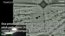 Dua Drone yang Menuju Basis Militer Amerika di Irak Ditembak Jatuh