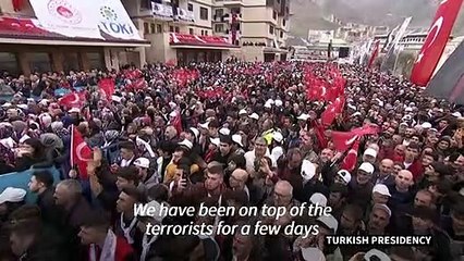 'God willing soon': Erdogan signals ground operation into Syria