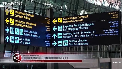 Antisipasi Penyebaran Omicron, Luhut Imbau Masyarakat Tak Berlibur ke Luar Negeri