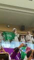 Video: His Highness Emir Sheikh Tamim bin Hamad Al Thani Supporting the Saudi National Team Carrying the Saudi Flag