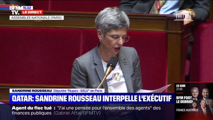 Qatar: Sandrine Rousseau interpelle le gouvernement sur les droits LGBT et la présence policière française au Mondial