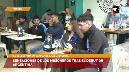 Sensaciones de los misioneros tras el debut de Argentina