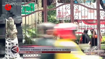 Kasus Covid-19 Meningkat, Denpasar Hentikan PTM 100 Persen
