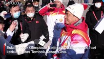 Jackie Chan Ramaikan Estafet Obor Olimpiade Beijing 2022 di Tembok Besar Cina