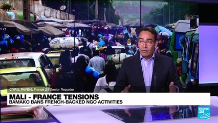 Mali bans French-backed NGOs' activities