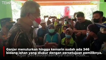 Ganjar Sebut Tak Ada Paksaan dalam Kasus Desa Wadas