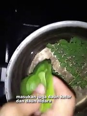 Herbal Concoction of Moringa Leaves and Bidara Leaves