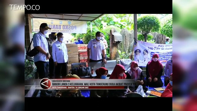 Banjir Landa 3 Kelurahan, Wali Kota Tangerang Duga Akibat Proyek Tol