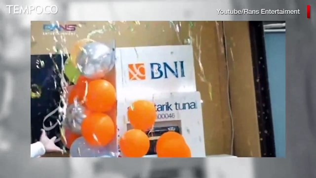 Raffi Ahmad - Nagita Slavina Ultah, BNI Beri Kado Mesin ATM di Rumahnya