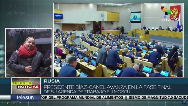 Presidentes de Cuba y Rusia inauguran en Moscú monumento a Fidel Castro