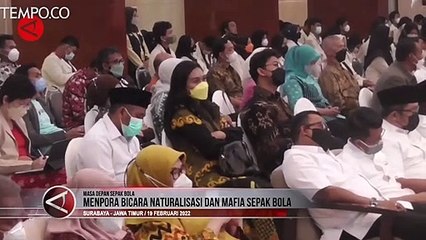 Menpora Tegaskan Jangan Ada Proses Naturalisasi Pemain yang Serampangan