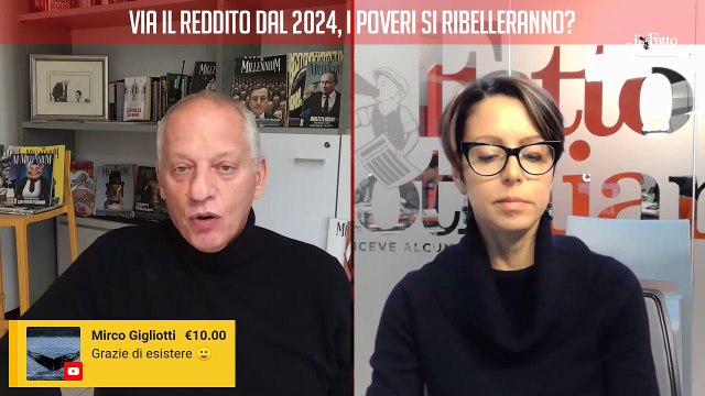 Manovra, via il reddito dal 2024: i poveri si ribelleranno? Segui la diretta con Peter Gomez