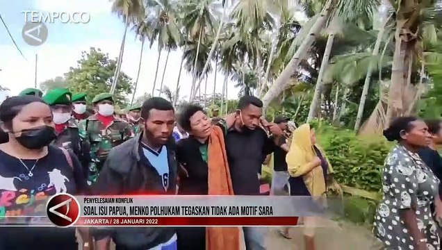 Soal Isu Papua, Mahfud MD Tegaskan Tidak Ada Motif SARA