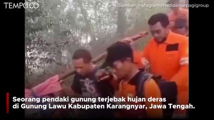 Terjebak Hujan Deras, Pendaki Gunung Lawu Tewaa Karena Hipotermia