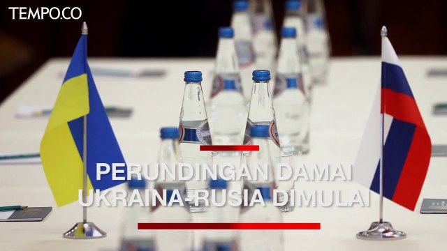 Perundingan Damai Ukraina-Rusia Dimulai di Belarusia