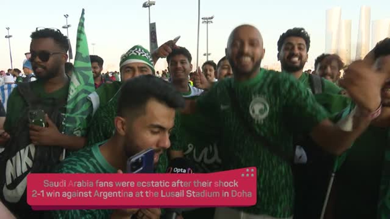 "Messi, where are you?" - Saudi Arabia fans ecstatic over win