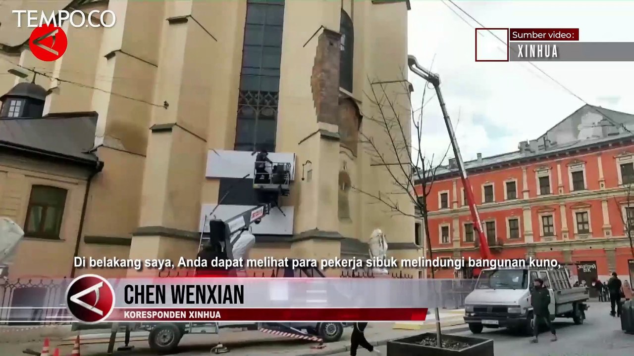 Konflik Rusia-Ukraina, Kota Lviv Lindungi Bangunan Kuno Warisan Dunia
