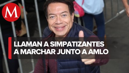 下载视频: Mario Delgado llama a morenistas acudir a la marcha de AMLO del domingo