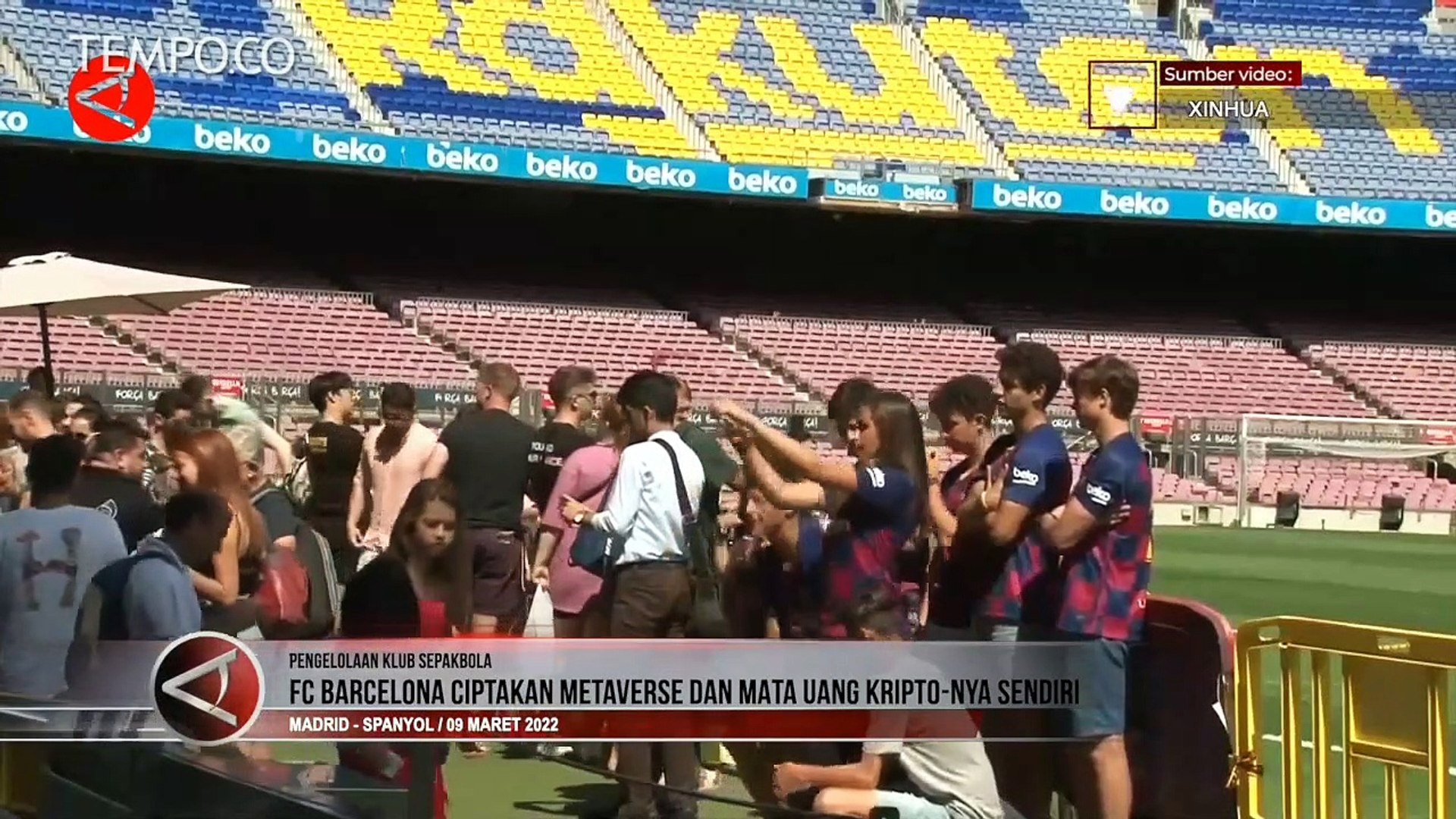 FC Barcelona Ciptakan Metaverse dan Mata Uang Kriptonya Sendiri