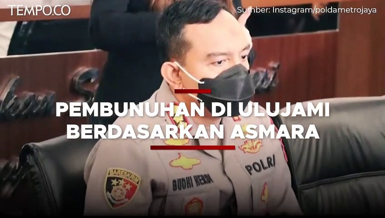 Latar Belakang Pembunuhan di Ulujami Cinta Segi Tiga