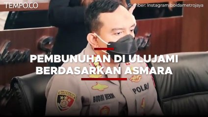 Latar Belakang Pembunuhan di Ulujami Cinta Segi Tiga