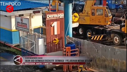 Download Video: Dermaga 1 Pelabuhan Merak Tutup Sementara, Dibangun Jadi Dermaga Eksekutif