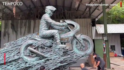 Patung Jokowi Karya Nyoman Nuarta Segera Dipasang di Sirkuit Mandalika