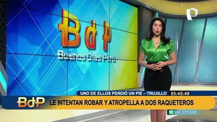 Conductor atropelló a dos marcas en Trujillo: delincuente perdió la pierna izquierda