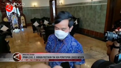 Solo PPKM Level 3, Gibran Pastikan Tak Ada Penutupan Lokasi Wisata