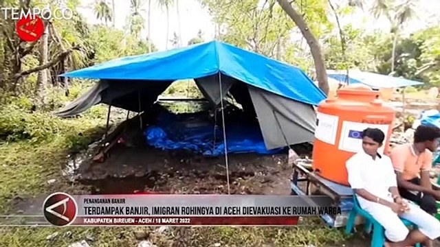 114 Imigran Rohingya Diungsikan ke Rumah Warga Akibat Banjir di Aceh