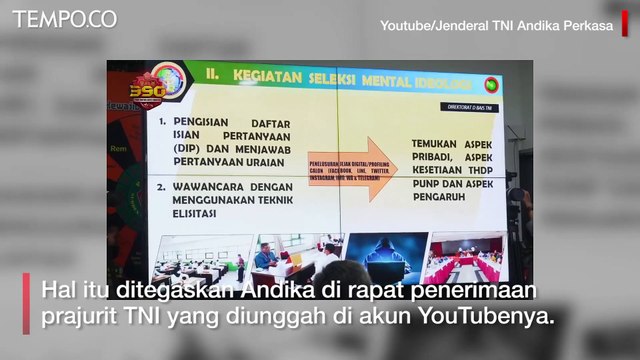 Panglima Andika Perkasa Izinkan Keturunan PKI Daftar jadi Prajurit TNI