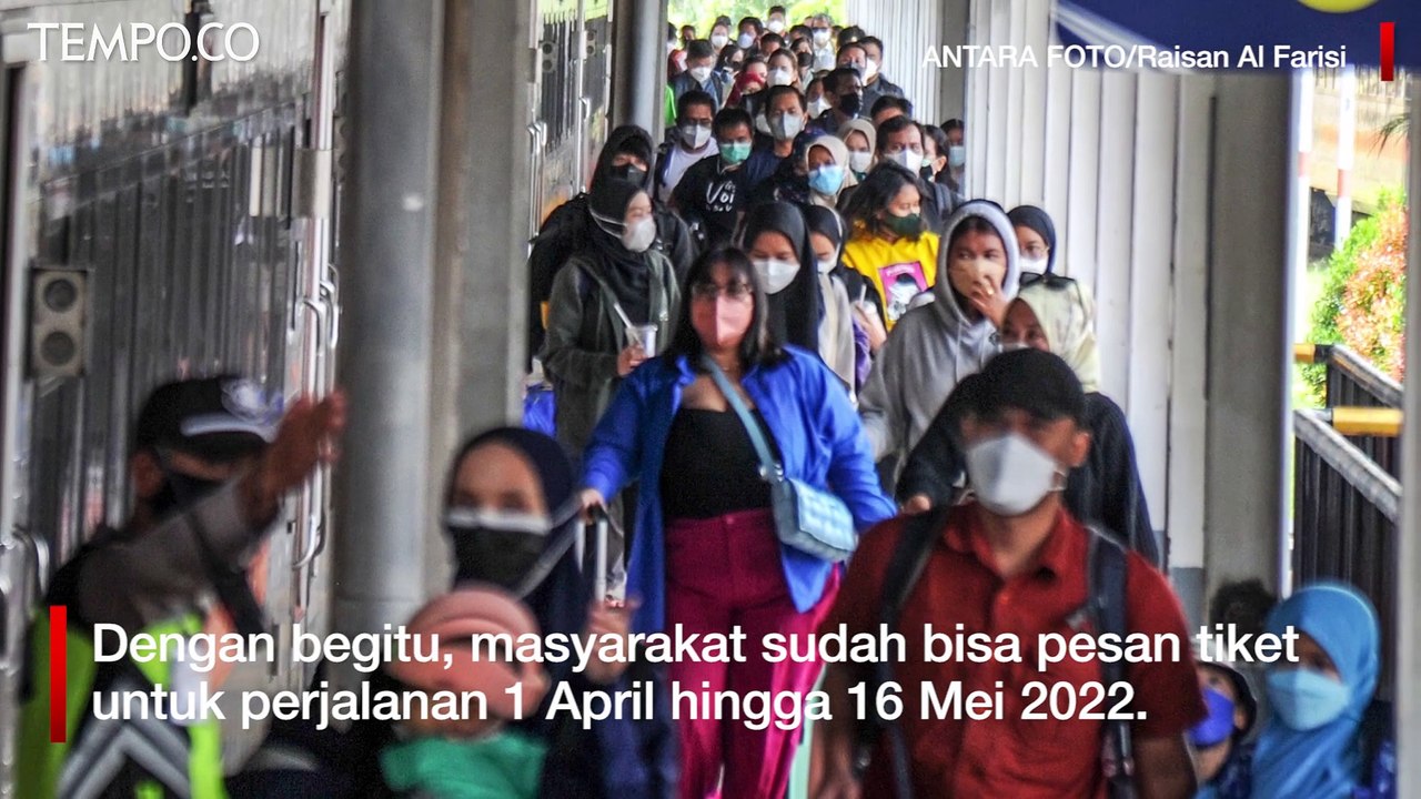 Tiket Kereta Api Lebaran Mulai Dijual, Kapasitas Penumpang 100 Persen