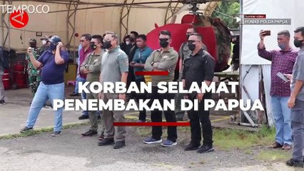 Download Video: Petugas Evakuasi Korban Selamat Penembakan KKB di Beoga Papua