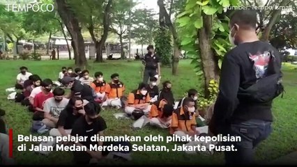 Niat Hati Ingin Ikut Demo, Puluhan Pelajar Malah Ditangkap Polisi