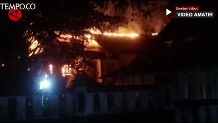 Kebakaran Kantor Bupati Halmahera Selatan, Labfor Polda Sulsel Didatangkan